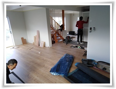 flooring and painting